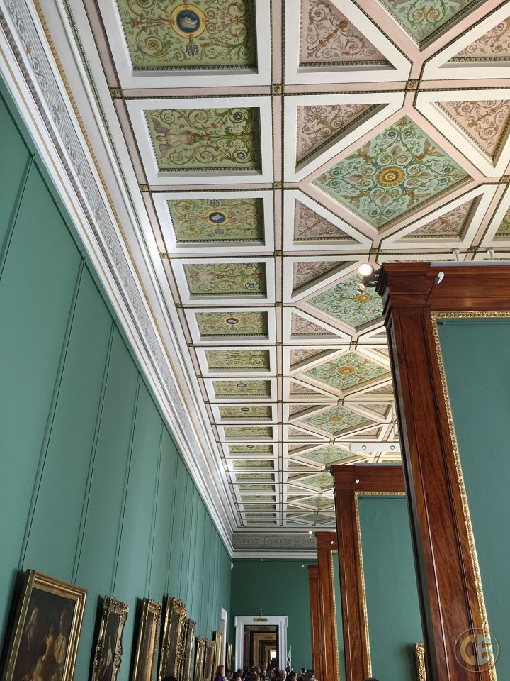 Funky Hermitage Museum Ceiling Angle